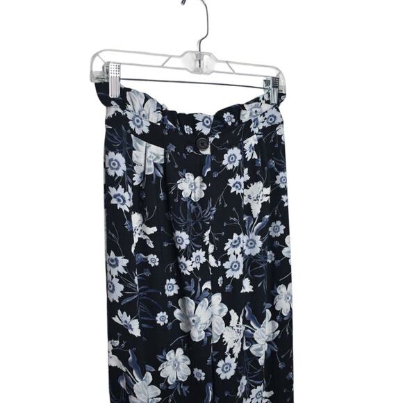 Who What Wear Womens Floral Wide Leg Pants 4 Whimsigoth Boho Cottagecore Spring - Picture 6 of 9